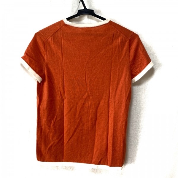 シャネル CHANEL 半袖Tシャツ サイズ40 M P27584 - オレンジ レディース クルーネック/カシミヤ 06C 美品 トップス_画像2
