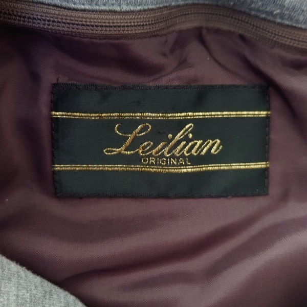レリアン Leilian ダウンジャケット サイズ9 M - カーキ×グレー レディース 長袖/冬 ジャケット_画像3