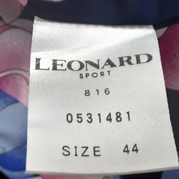 レオナールスポーツ LEONARD SPORT サイズ44 L - ダークネイビー レディース 長袖/肩パッド/春/秋 ジャケット_画像5