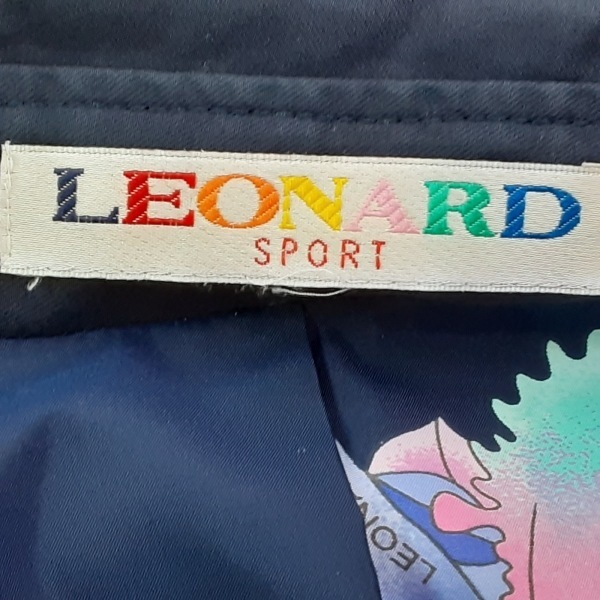 レオナールスポーツ LEONARD SPORT サイズ44 L - ダークネイビー レディース 長袖/肩パッド/春/秋 ジャケット_画像3