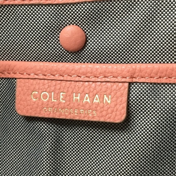 コールハーン COLE HAAN ビジネスバッグ - ナイロン×レザー ライトピンク 本体ロックなし 新品同様 バッグ_画像8