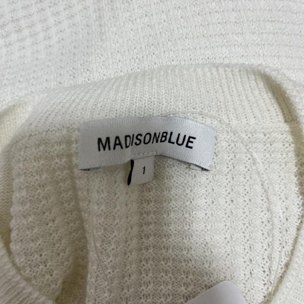 マディソンブルー MADISON BLUE 七分袖セーター サイズ1 S - アイボリー レディース トップス_画像3