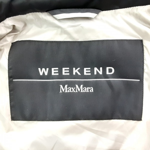 マックスマーラウィークエンド Max MaraWEEKEND サイズJ40 - 黒 レディース 長袖/中綿/冬 美品 コート_画像3