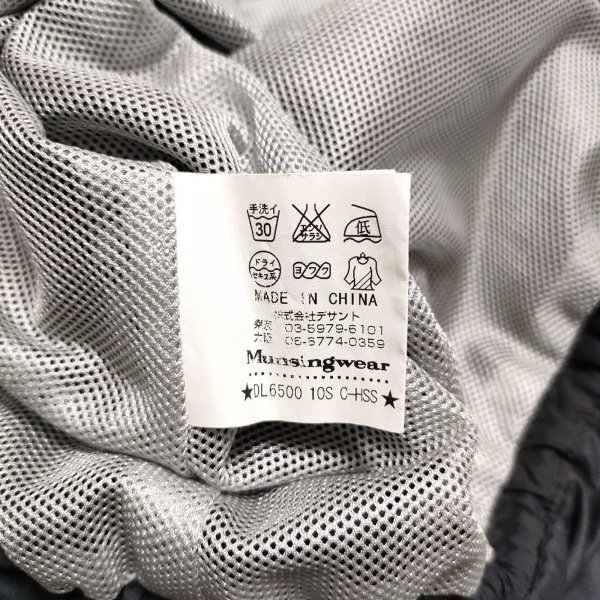 マンシングウェア Munsingwear ブルゾン サイズM - 黒 レディース 半袖/春/夏 ジャケット_画像5