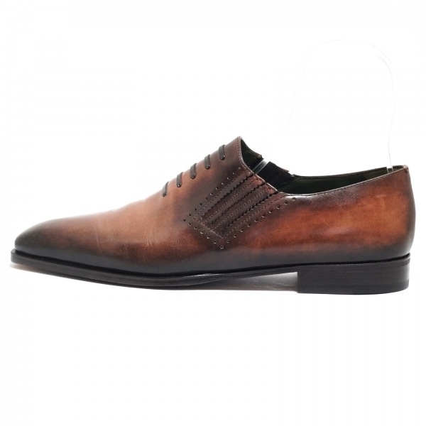 Berluti ベルルッティ 8 1/2 パティーヌ 内羽根 プレーントゥ 革靴 Berluti ベルルッティ 8 1/2 パティーヌ 内羽根 プレーントゥ 革靴