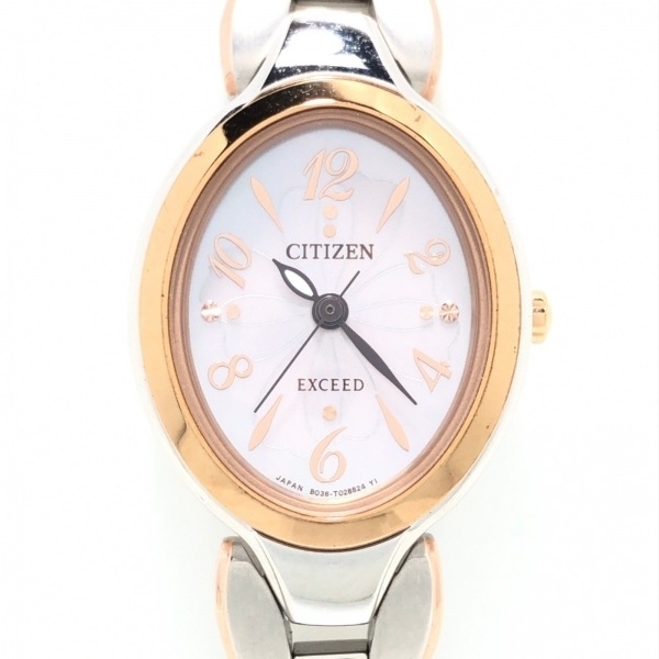 CITIZEN(シチズン) 腕時計 EXCEED(エクシード) EX2044-54W/B036-T018823 レディース ラメ/エコドライブ ホワイトシェルの画像1