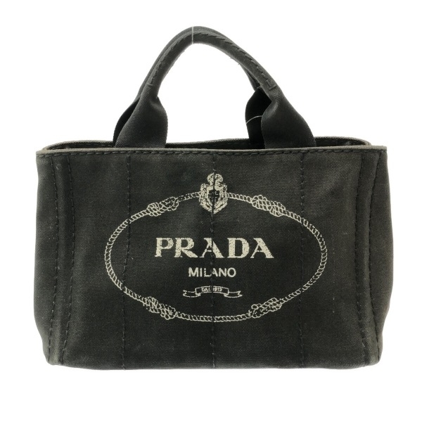 プラダ PRADA トートバッグ BN2439 CANAPA キャンバス 黒 バッグ