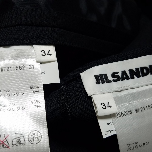 ジルサンダー JILSANDER レディースパンツスーツ サイズ34 XS - 黒 レディース レディーススーツ_画像7