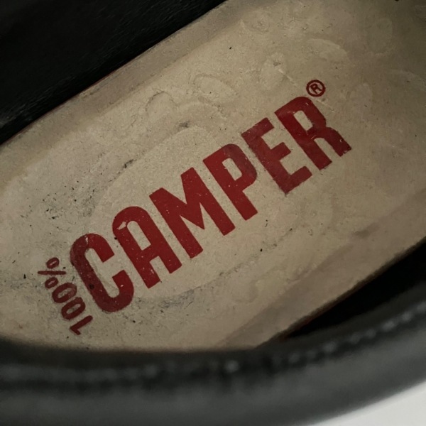 カンペール CAMPER スニーカー 43 - レザー 黒 メンズ インソール取外し可/ウィングチップ 靴_画像5