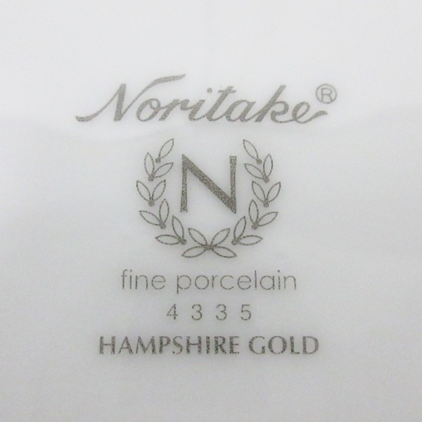 ノリタケ Noritake カップ&ソーサー - 陶器 白×ゴールド×マルチ 2客セット 新品同様 食器_画像4