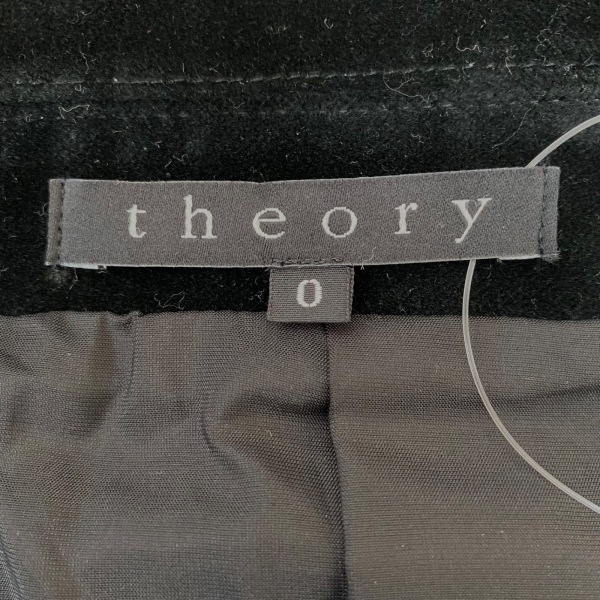 セオリー theory サイズ0 XS - 黒 レディース 長袖/ベロア/春/秋 美品 ジャケットの画像3