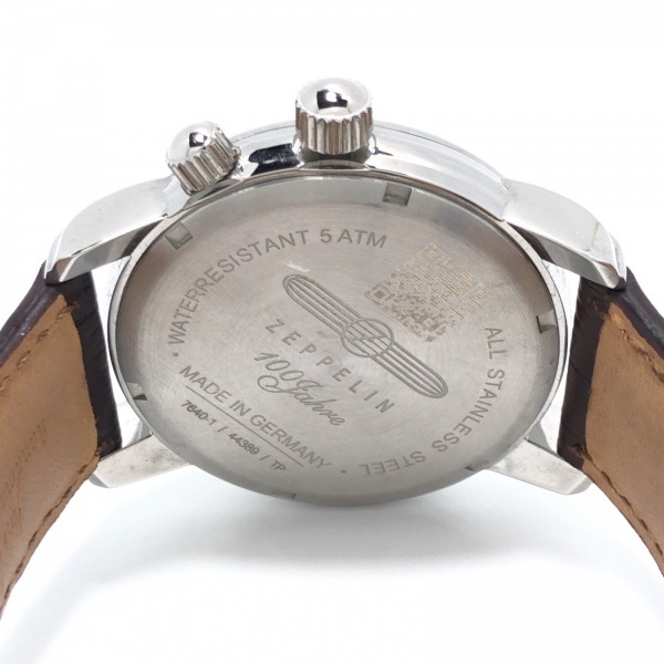 ZEPPELIN(ツェッペリン) 腕時計 - 7640-1 メンズ 100周年記念モデル/デュアルタイム/ビッグデイト シルバー_画像4