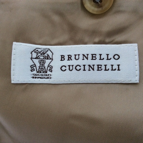 ブルネロクチネリ BRUNELLO CUCINELLI - グレー×マルチ メンズ 長袖/チェック柄/肩パッド/ダブル/冬 ジャケット_画像3