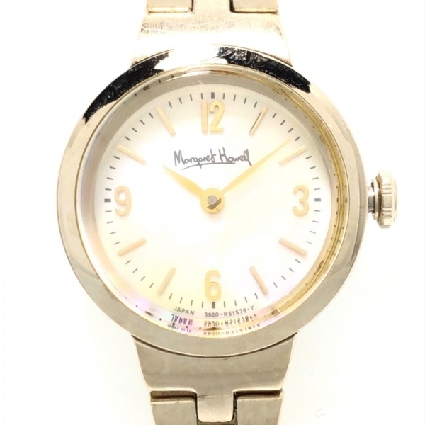 MargaretHowell(マーガレットハウエル) 腕時計 - 5920-H13031 レディース シェル文字盤 ホワイトシェル_画像1