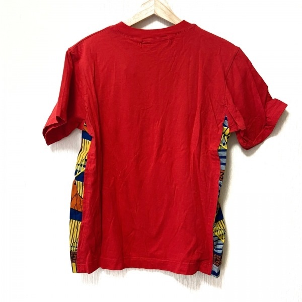 コムデギャルソンシャツ COMMEdesGARCONS SHIRT 半袖Tシャツ サイズS - レッド×イエロー×マルチ レディース クルーネック トップスの画像2