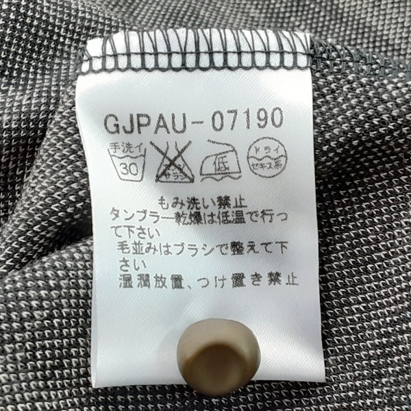 ホコモモラ JOCOMOMOLA サイズ40 XL - ダークブラウン×ベージュ レディース クルーネック/長袖/ひざ丈/ドット柄/ボーダー ワンピース_画像5