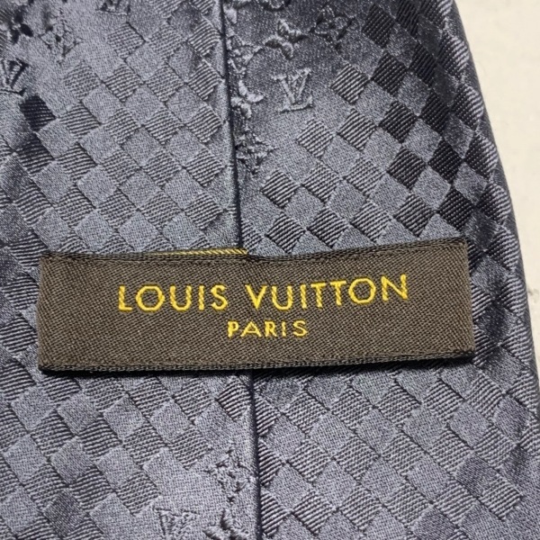 ルイヴィトン LOUIS VUITTON M73592 クラヴァットミックスモノグラム グリ メンズ 確認出来ず ネクタイ_画像3