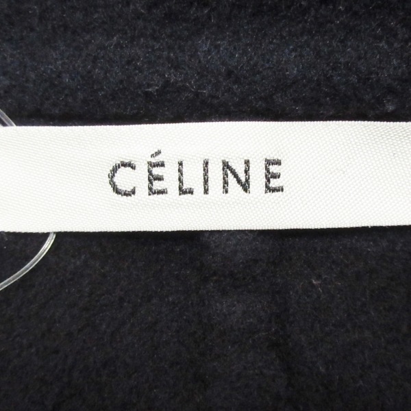 セリーヌ CELINE サイズ36 S 2 8H13/6700 - フィービー期 クロンビーコート ダークネイビー レディース 長袖/カシミヤ/春/秋 コート_画像3