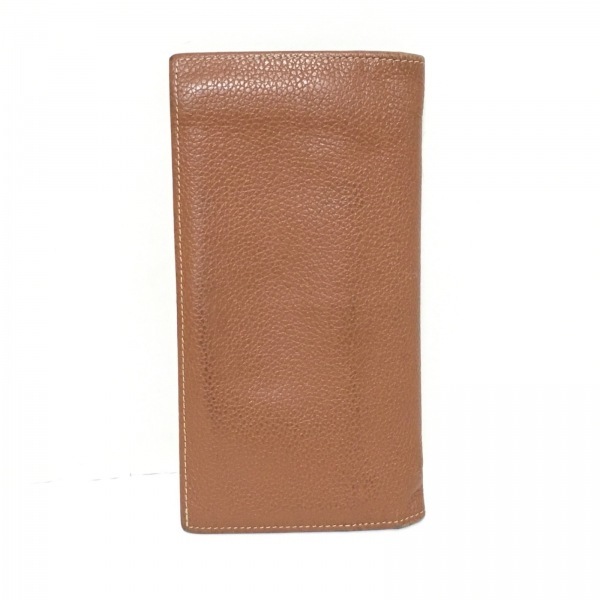 ロンシャン LONGCHAMP 長財布 - レザー ブラウン パスケース付き 財布の画像2