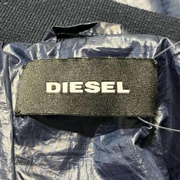 ディーゼル DIESEL ブルゾン - ネイビー メンズ 長袖/中綿/ジップアップ/キルティング/秋/冬 ジャケット_画像3