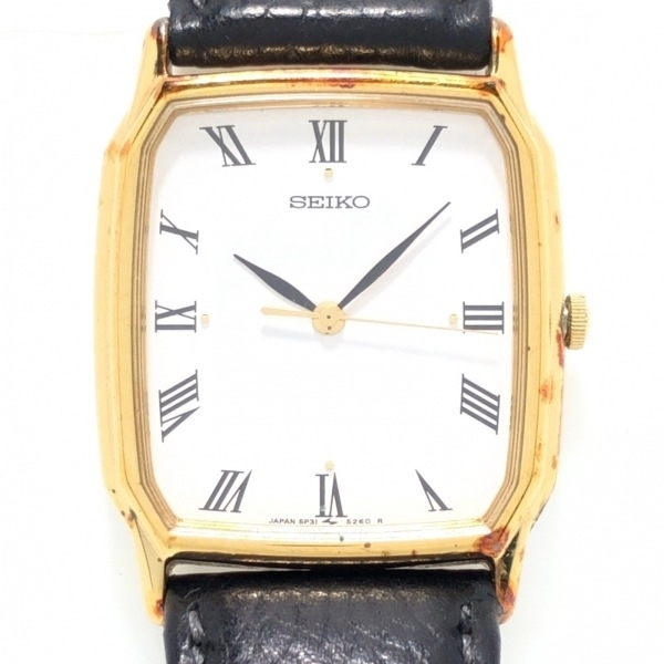 SEIKO(セイコー) 腕時計 - 5P31-5180 メンズ 白の画像1