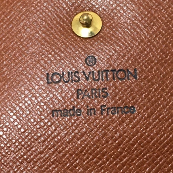 ルイヴィトン LOUIS VUITTON Wホック財布 M61652 ポルト モネ・ビエ カルト クレディ TH0011 財布 モノグラム_画像5