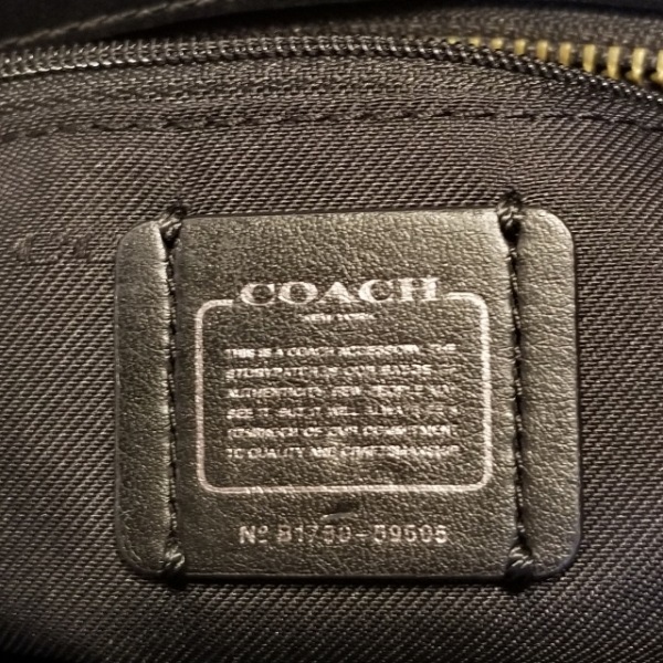 コーチ COACH ハンドバッグ 59505 スワッガー 27 ミックスレザー レザー ネイビー×黒 バッグ_画像8