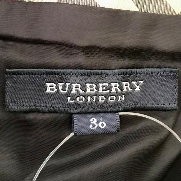 バーバリーロンドン Burberry LONDON スカート サイズ36 M - 黒 レディース ひざ丈 ボトムスの画像3