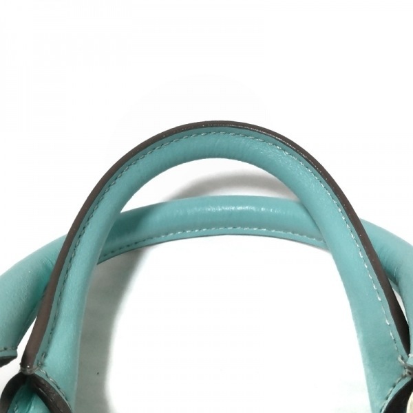 ゲラルディーニ GHERARDINI ハンドバッグ - PVC(塩化ビニール)×レザー ブルーグリーン バッグ_画像6