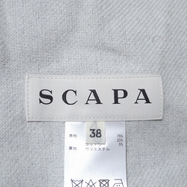 スキャパ Scapa サイズ38 L - ダークグレー レディース 冬物/長袖 美品 コート_画像3