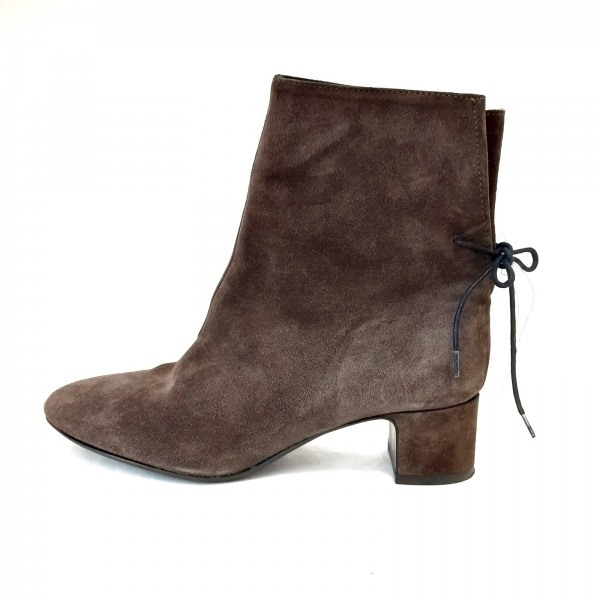  fabio rusko-niFABIO RUSCONI short boots 36 - suede dark brown lady's shoes 