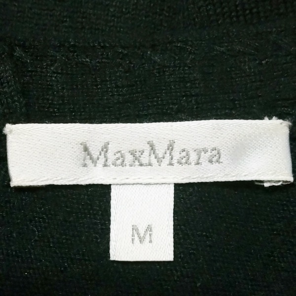 マックスマーラ Max Mara 長袖セーター サイズM - 黒 レディース クルーネック/ビーズ トップスの画像3