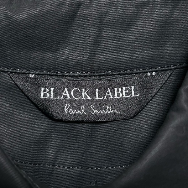 ブラックレーベルポールスミス BLACK LABEL Paul Smith トレンチコート サイズ42 L - 黒 レディース 長袖/春/秋 コート_画像3