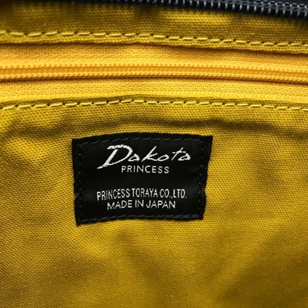 ダコタ Dakota ショルダーバッグ - デニム×レザー ダークネイビー×アイボリー×ブラウン 美品 バッグの画像8