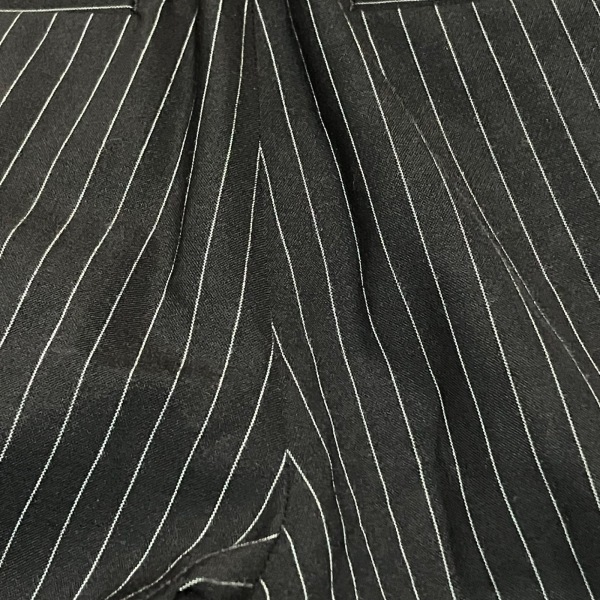 ドゥーズィエム DEUXIEME CLASSE パンツ サイズ36 S - ダークネイビー×白 レディース フルレングス/ストライプ/ウエストゴム ボトムスの画像8