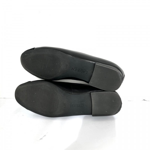 ラルフローレン RalphLauren フラットシューズ 5.5B - レザー 黒 レディース 美品 靴_画像4