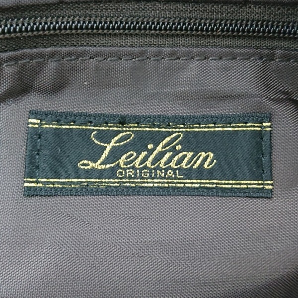 レリアン Leilian ハンドバッグ - レザー ゴールド×ダークブラウン バッグ_画像8