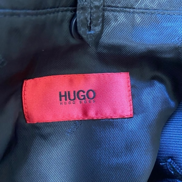 ヒューゴボス HUGOBOSS サイズUS 40R - ネイビー×黒×白 メンズ 長袖/春/秋 ジャケット_画像3