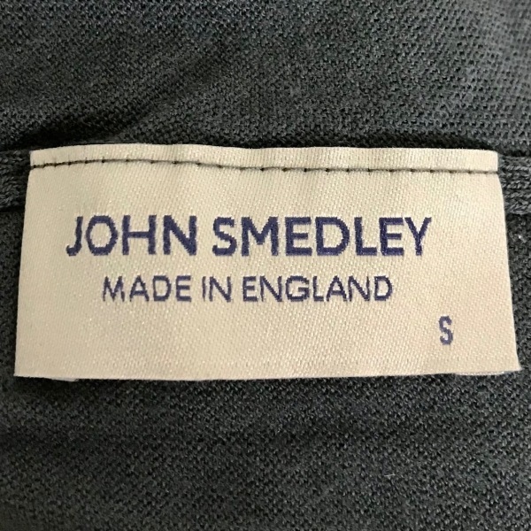 ジョンスメドレー JOHN SMEDLEY 半袖セーター サイズS - ダークグリーン メンズ ハイネック トップス_画像3