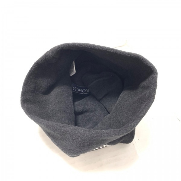 ハイドロゲン HYDROGEN ニット帽 - ポリエステル 黒×白 スカル 帽子の画像4