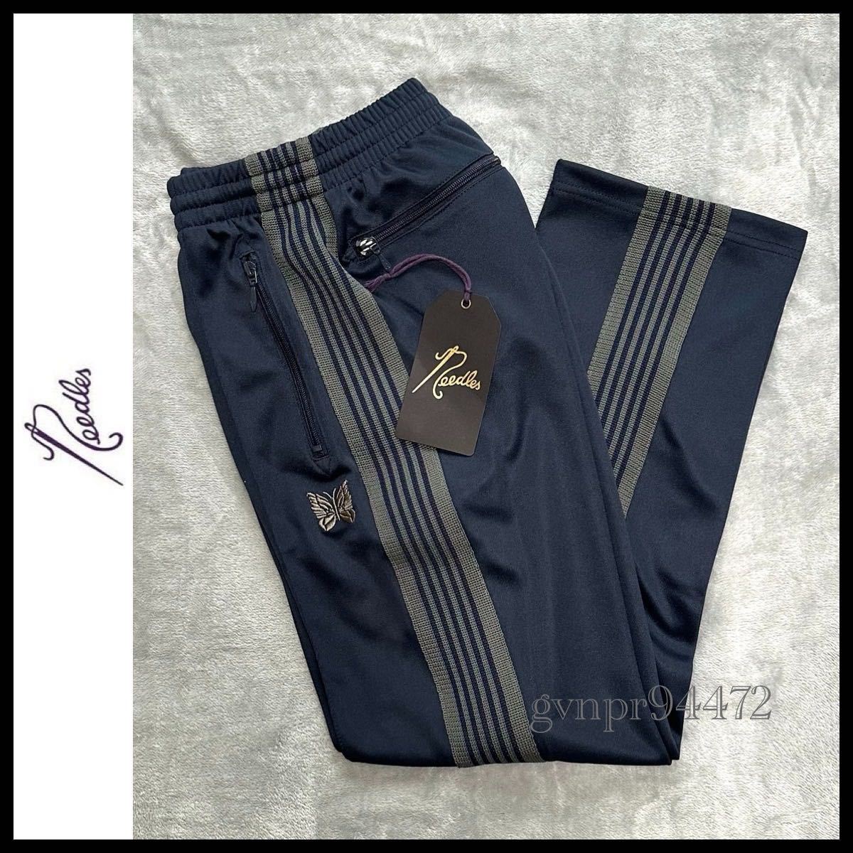Needles トラックパンツTrack Pants L ニードルスネイビーNAVY Needles トラックパンツTrack Pants L ニードルスネイビーNAVY