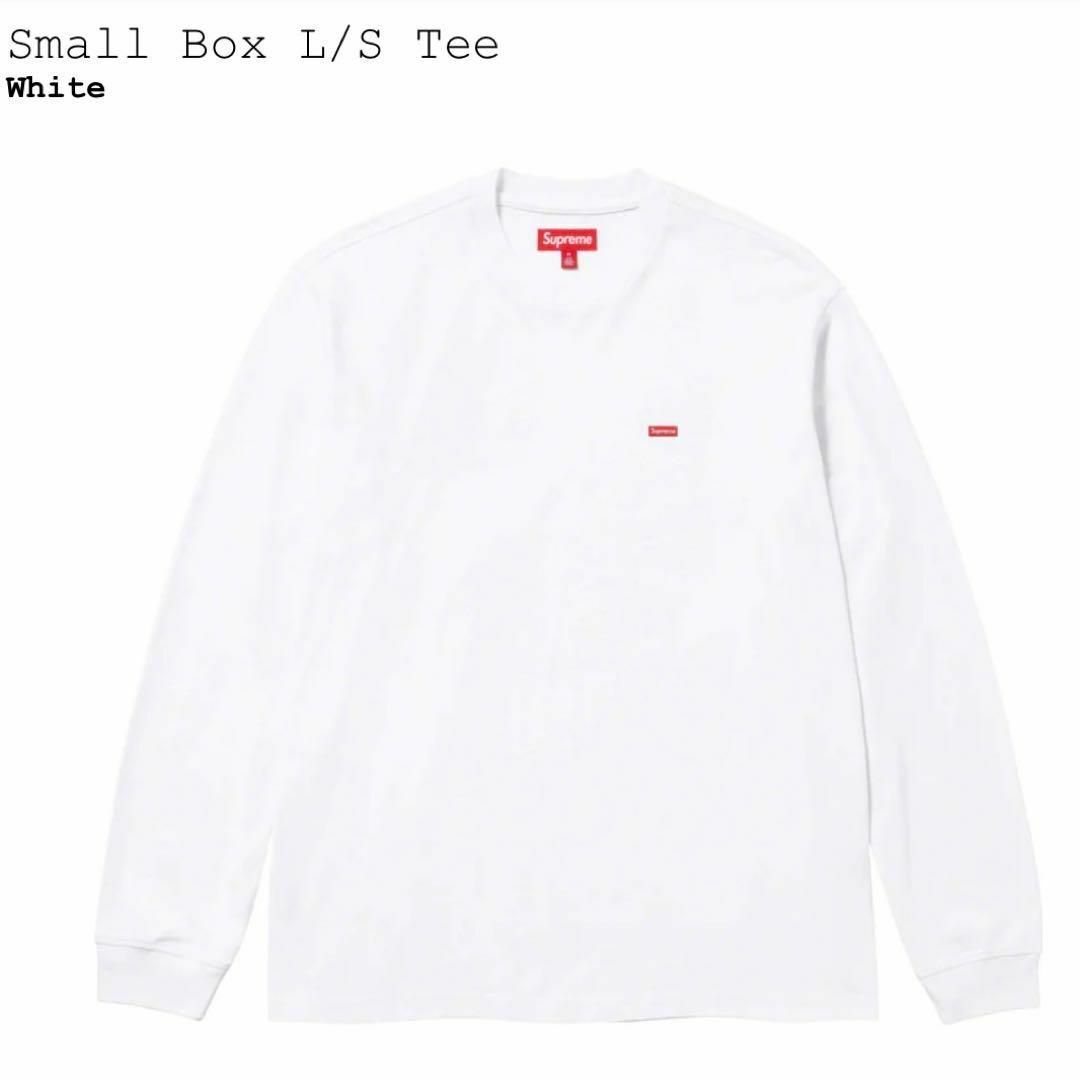 【新品S】Supreme Small Box L/S Tee "White" シュプリーム スモールボックス エルエス Tシャツ "ホワイト"の画像2
