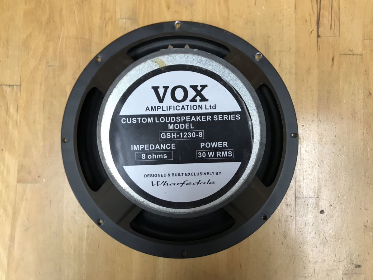 VOX GSH-1230-8 8Ω 30W 12inch Speaker ギターアンプ用スピーカー 中古品 取外し品_画像5