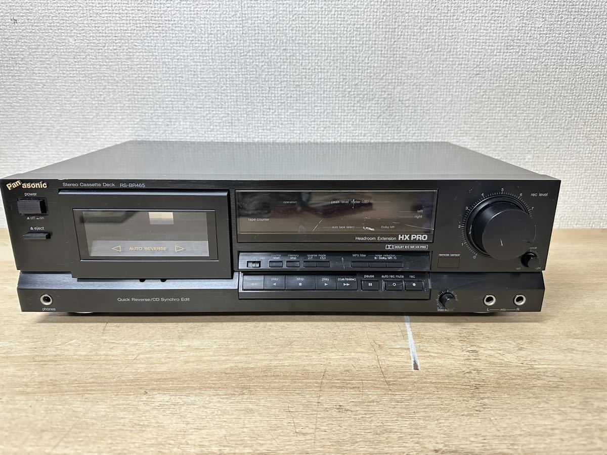 A682 Panasonic RS-BR465 テープ再生OK