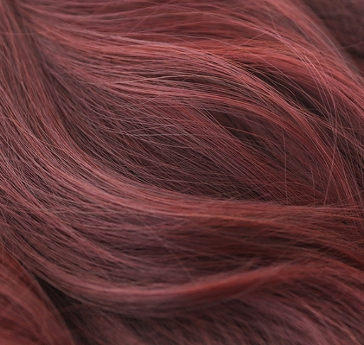 レディース　レッド　ウィッグ ロング　巻き髪 ぱっつん前髪 かつら フルウィッグ wig 自然 耐熱 通気性 コスチューム個性的k443_画像5
