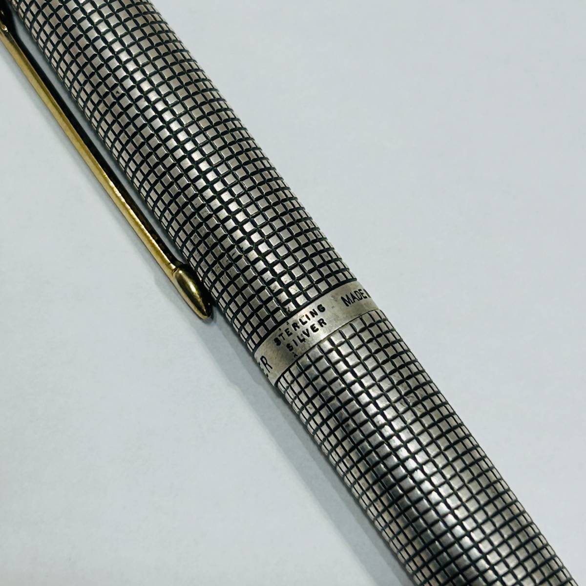 【PARKER/パーカー】万年筆 STERLING SILVER/スターリングシルバー ペン先 14K★42762_画像3