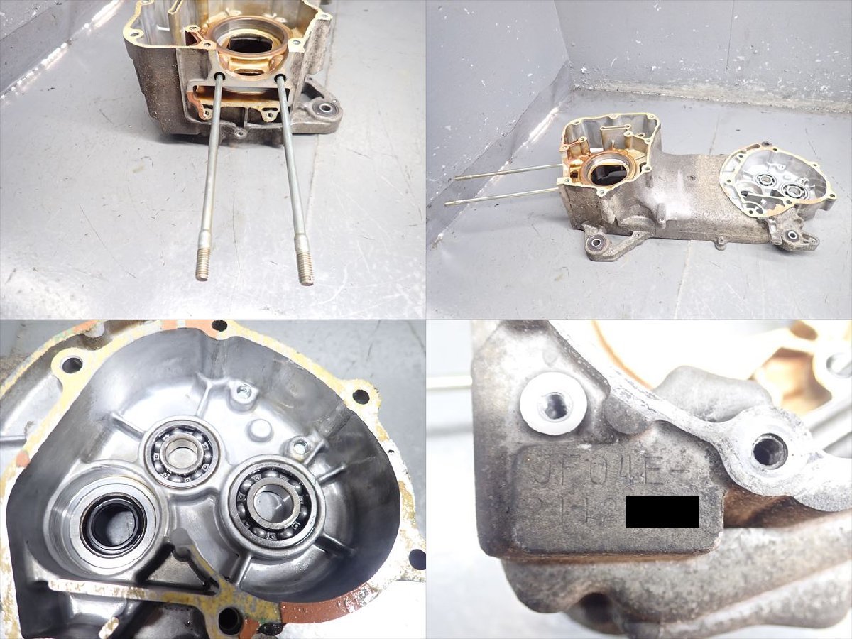 εES28-31 Honda Spacy 125 JF04 Heisei era 13 year engine crankcase left damage less!