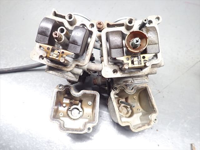 εES21-3 ホンダ XLX250R MD08 昭和58年式 純正 キャブレター 動作未確認！破損無し！フロート内汚れ有り！OH前提で！の画像7