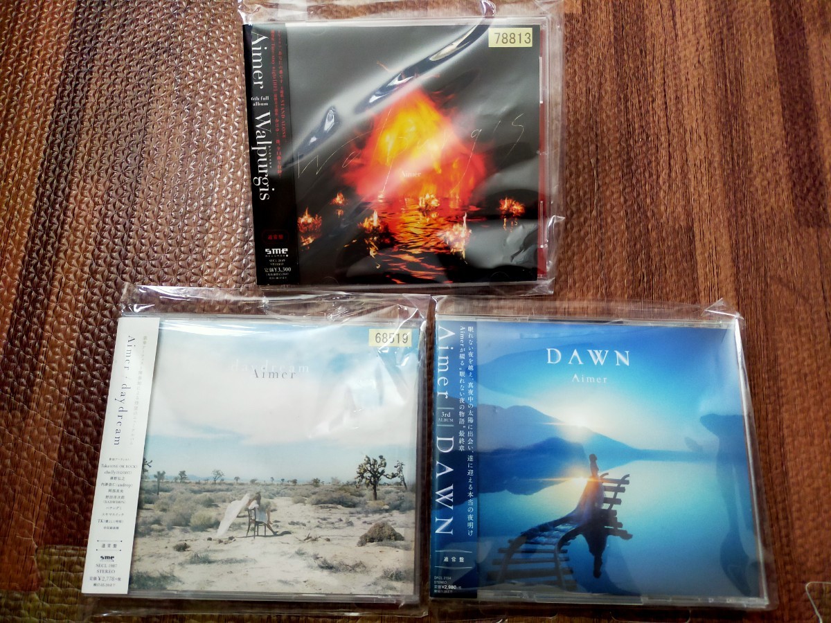 Aimer【3枚セット】Walpurgis　DAWN　daydreamまとめ_画像1