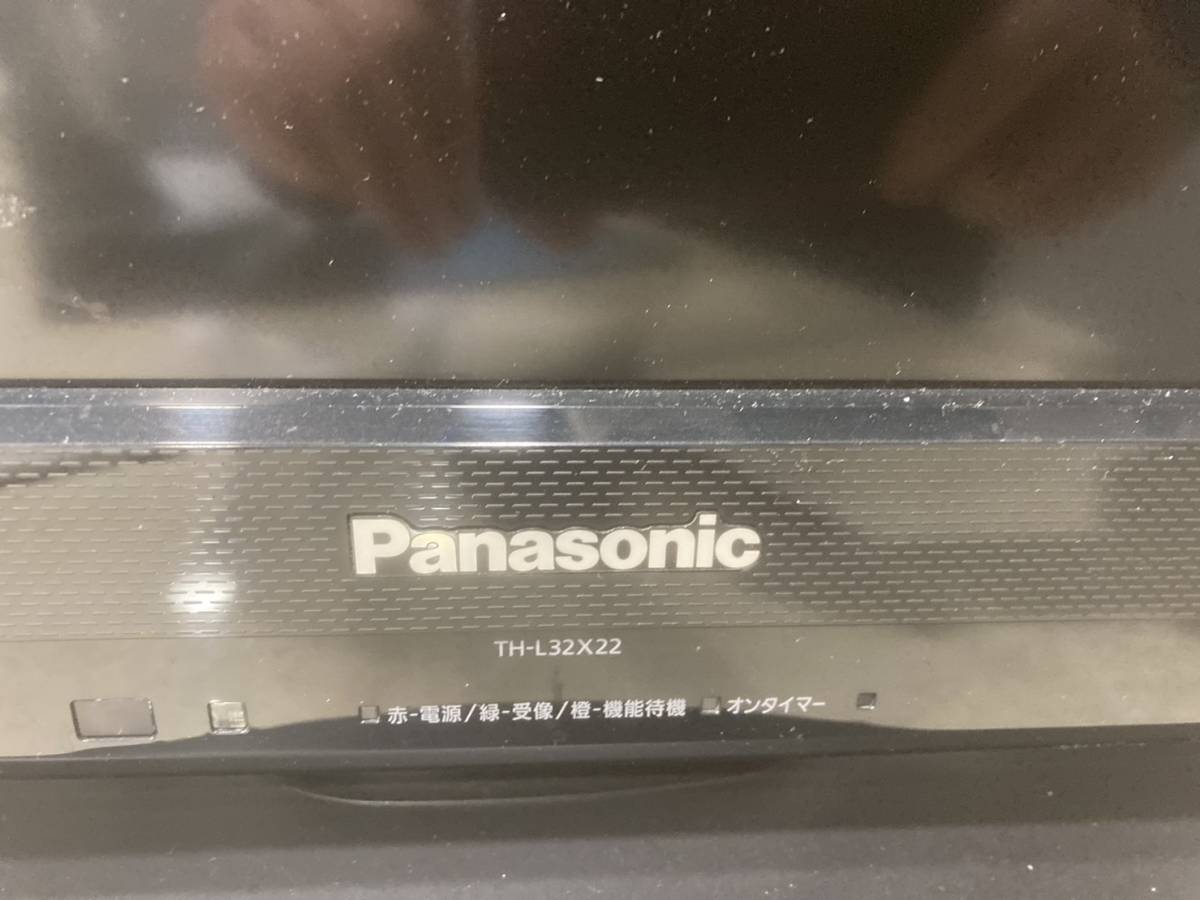 12596 1円～ Panasonic パナソニック VIERA ビエラ 液晶テレビ TH-L32X22-K 動作品_画像4